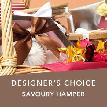 Code: D316. Name: Sweet Hamper. Description: Designers Choice hamper that includes sweet snacks. When you checkout online you can place any Sweet preferences in the Extra Information Panel for us to follow. Price: NZD $127.95