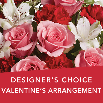 Code: D323. Name: VDAY arrangement. Description: Can not decide on a a gift for your valentine? Let us create a bespoke arrangement unique as your love. Be sure to order early to get into the courier run. Price: NZD $112.95
