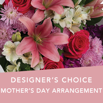 Code: D325. Name: MDAY arrangement. Description: When you cant decide which gift to send for Mothers Day our florist will create a one of a kind arrangement of the freshest flowers just for them. Price: NZD $105.95