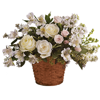 Code: S306. Name: Loves Journey. Description: For a gift of absolute serenity and joy this soft arrangement in pastel tones is a study in beauty delivered to the door. Price: NZD $130.95